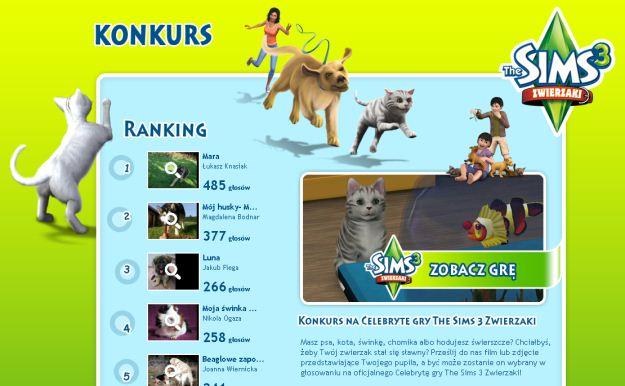 Twój zwierzak może zostać celebrytą - dzięki The Sims 3 /Informacja prasowa
