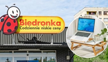 Twoje domowe biuro tego potrzebuje! Ten stolik pod laptopa za grosze z Biedronki robi różnicę!