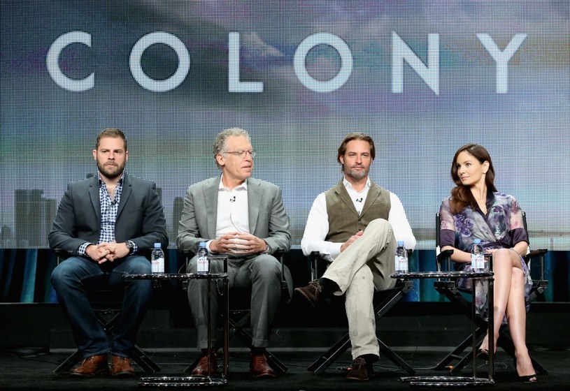 Twórcy i obsada serialu "Colony". /Frederick M. Brown /Getty Images
