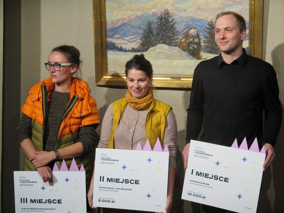 Twórcy prac nagrodzonych w konkursie /Maciej Pałahicki /RMF FM