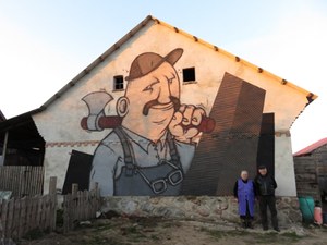 Tworzą murale na wsiach, o których świat zapomniał