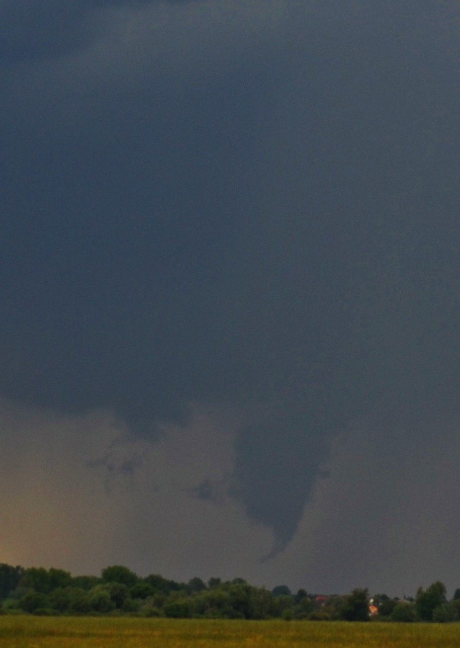 Tworzące się tornado /Gorąca Linia/ fot. gm.Golina /RMF FM