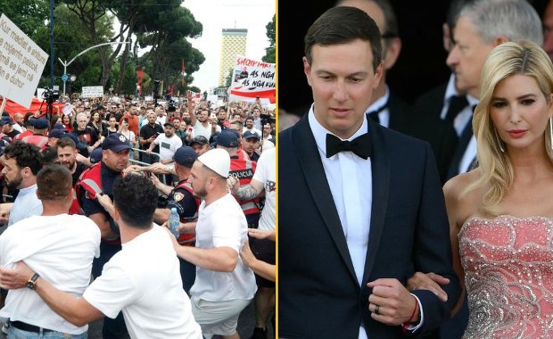 "Ty złodzieju". Gwałtowne protesty w Albanii, w tle inwestycja zięcia Trumpa