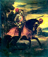Tycjan, Karol V na koniu, 1548 /Encyklopedia Internautica