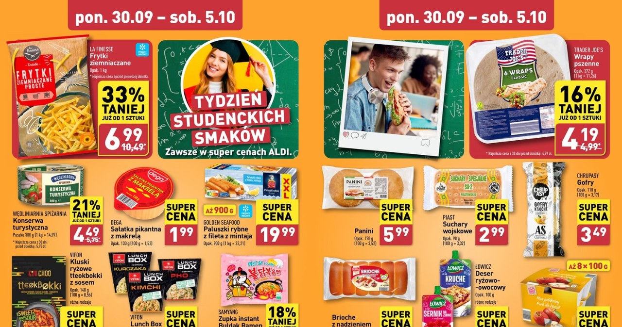 Tydzień Studenckich Smaków w ALDI /Aldi.pl /INTERIA.PL