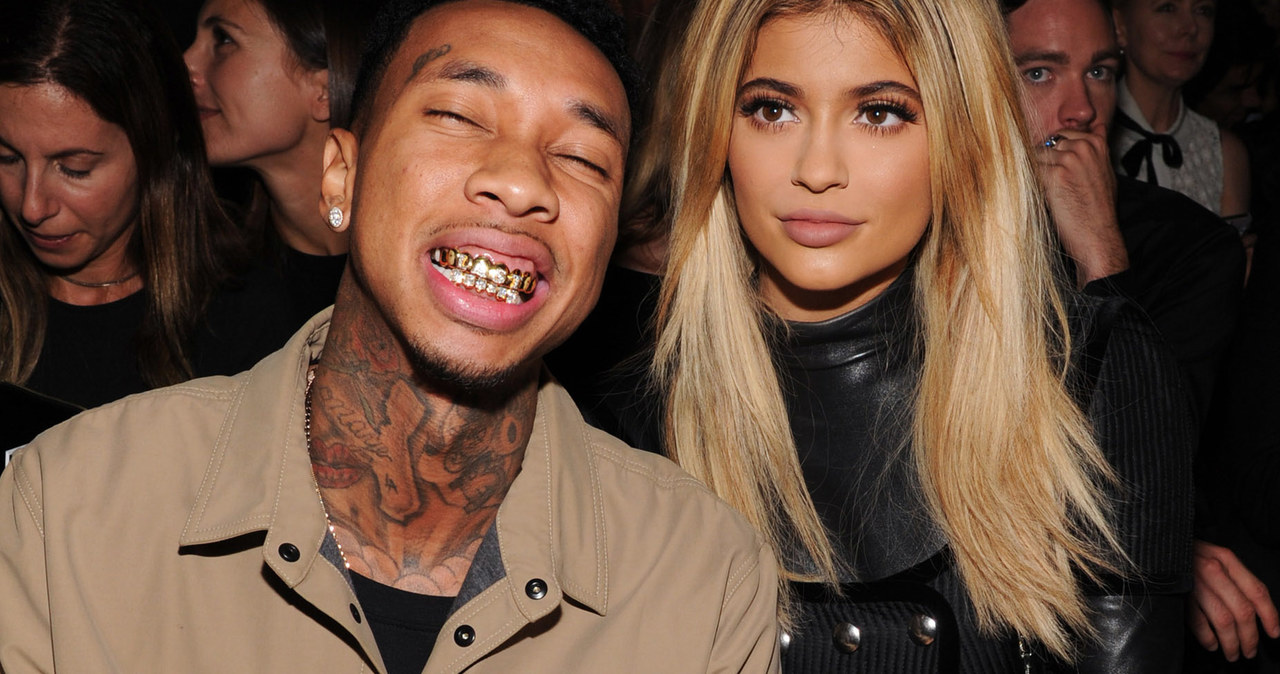 Tyga i Kylie Jenner na pokazie mody /Craig Barritt /Getty Images