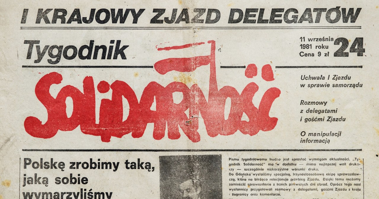"Tygodnik Solidarność" miał nakład 500 tysięcy egzemplarzy /Daniel Dmitriew /Agencja FORUM