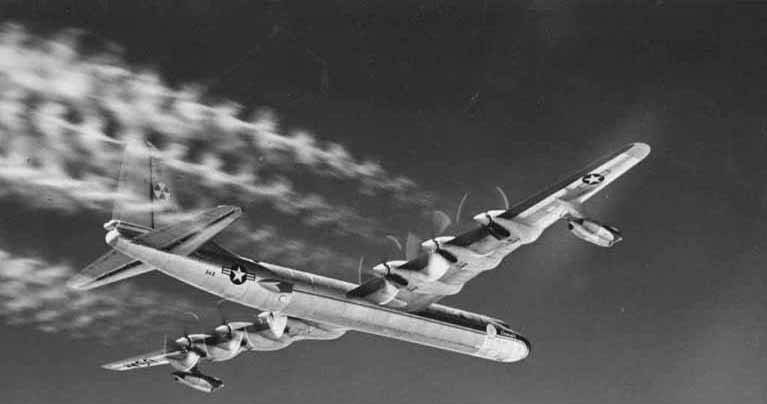 Tył samolotu Convair NB-36H /Wikipedia
