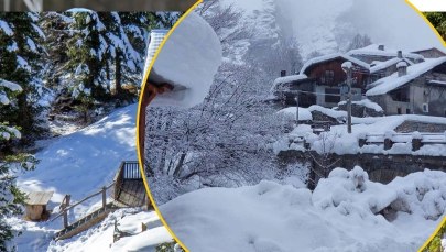 Tyle śniegu nie spadło tam od lat. Turyści ewakuowani w Alpach