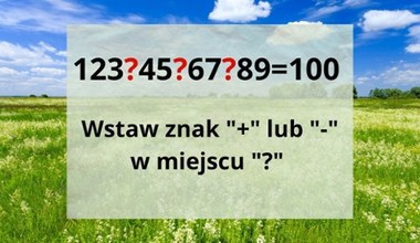 Tylko 1 na 10 osób rozwiązuje to zadanie. Poddajesz się czy próbujesz?