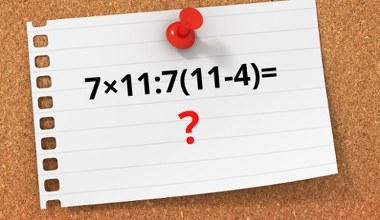 Tylko 4 na 10 osób potrafią podać poprawny wynik. Spróbujesz rozwiązać?