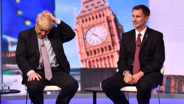 Tylko Boris Johnson i Jeremy Hunt liczą się w walce o bycie szefem Partii Konserwatywnej /EPA/JEFF OVERS / BBC NEWS HANDOUT HANDOUT EDITORIAL USE ONLY/NO SALES  /PAP