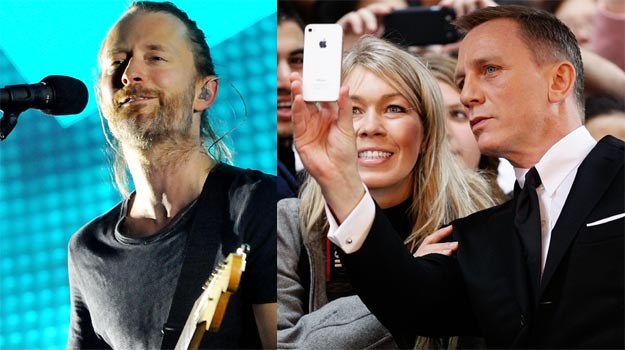 Tylko czekać, aż Thom Yorke zaśpiewa piosenkę do kolejnego Bonda ... /Getty Images/Flash Press Media