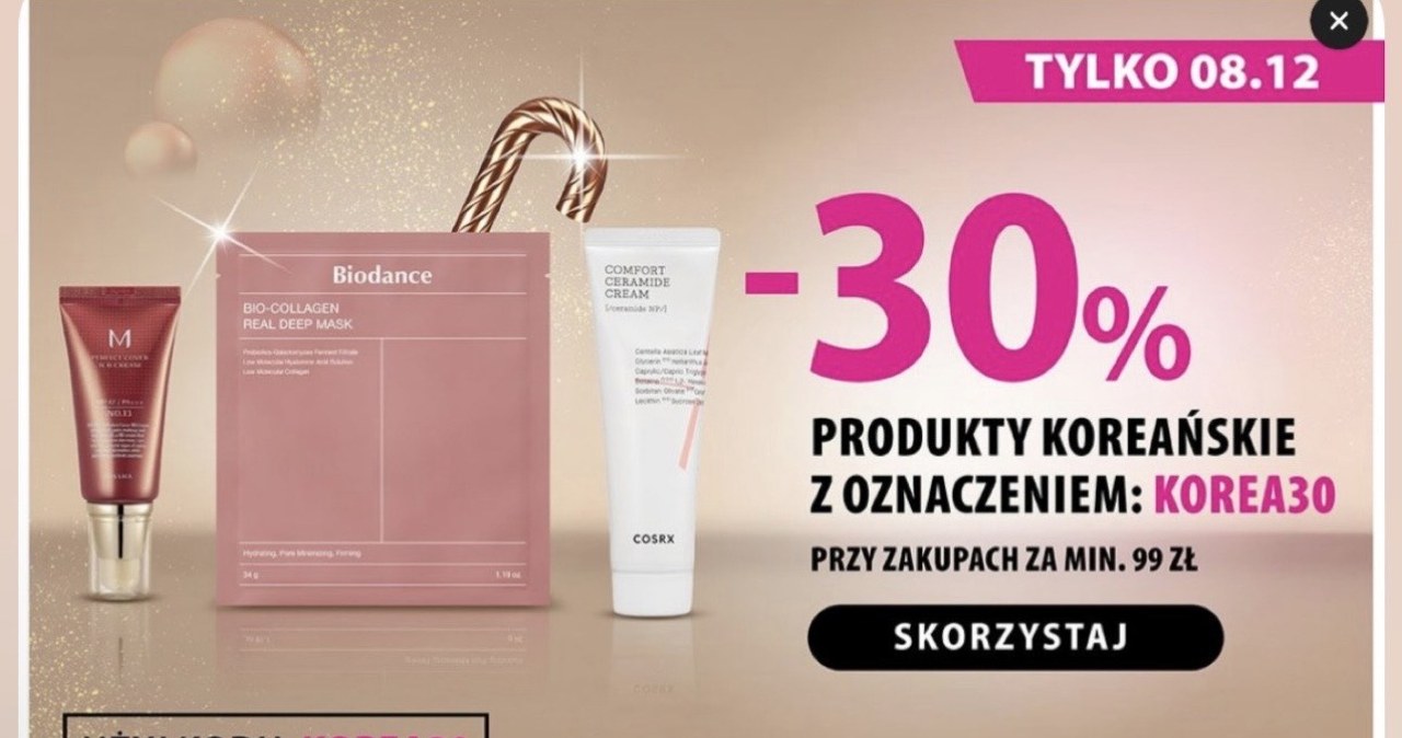 Tylko dziś w Hebe! -30% na kosmetyki koreańskie z kodem KOREA30 /Hebe /INTERIA.PL