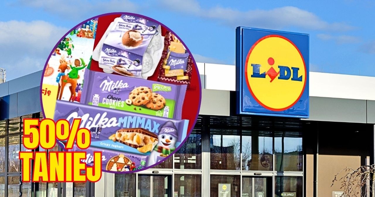 Tylko dziś w Lidlu! Wszystkie słodycze Milka aż 50% taniej - idealnie na Mikołajki! /CanvaPro /INTERIA.PL