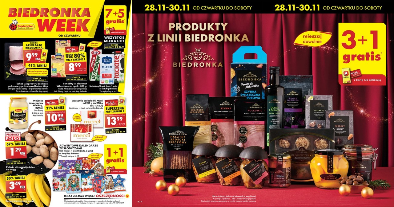 Tylko z kartą Moja Biedronka! Niezwykłe oferty na Black Week! /Biedronka