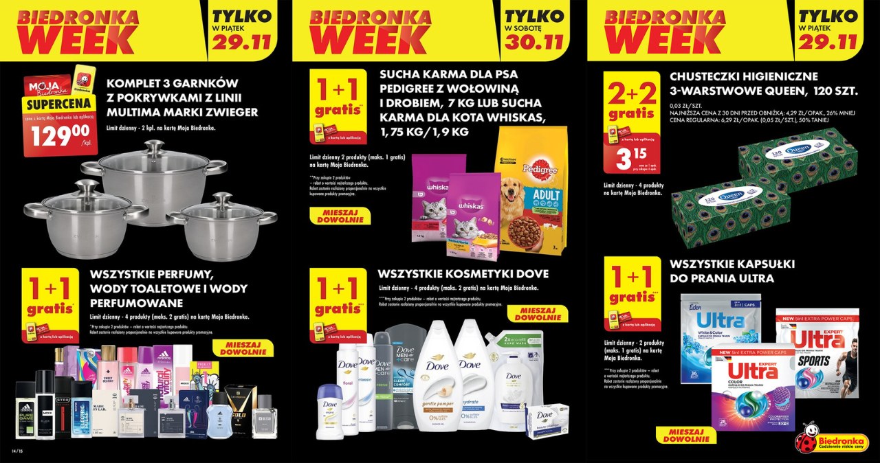 Tylko z kartą Moja Biedronka! Niezwykłe oferty na Black Week! /Biedronka