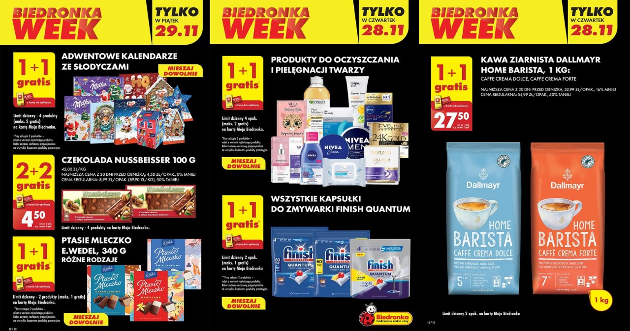 Tylko z kartą Moja Biedronka! Niezwykłe oferty na Black Week! /Biedronka