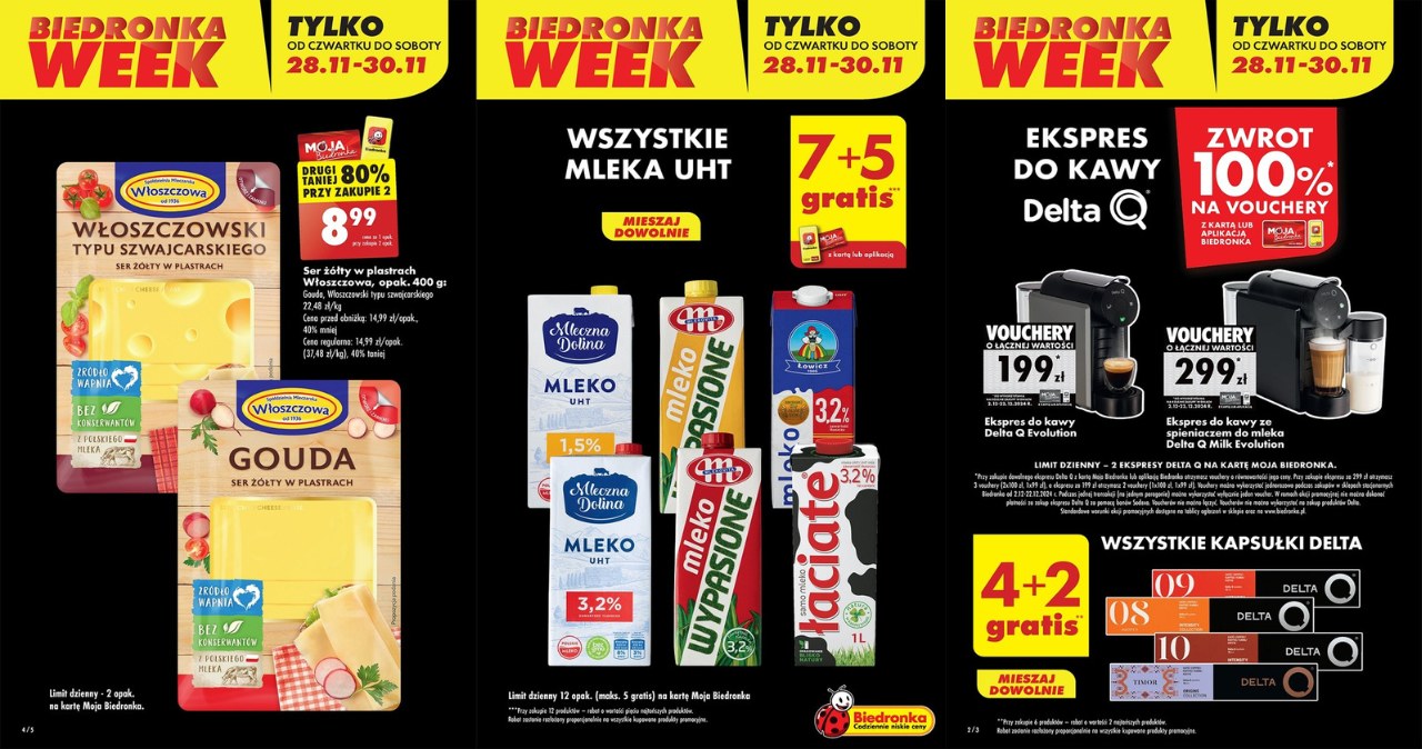 Tylko z kartą Moja Biedronka! Niezwykłe oferty na Black Week! /Biedronka