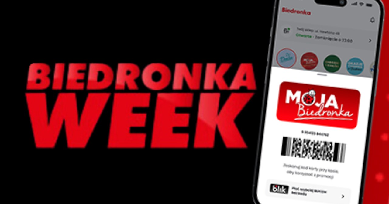 Tylko z kartą Moja Biedronka! Niezwykłe oferty na Black Week! /Biedronka /INTERIA.PL