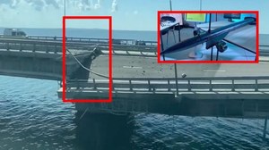 Tym dronem morskim Ukraińcy zniszczyli Most Krymski