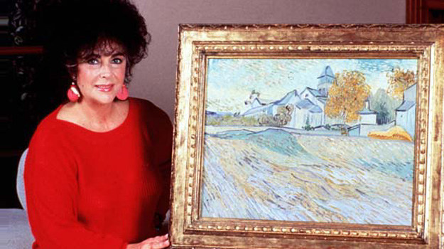 Tym razem na aukcję trafi kolekcji sztuki Elizabeth Taylor, m.in. słynny obraz Vincenta van Gogha /materiały prasowe