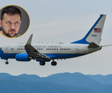 Tym samolotem prezydent Ukrainy poleciał do USA. Tajna operacja wojskowa