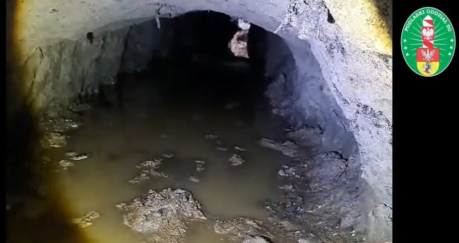 Tym tunelem migranci próbowali przedostać się do Polski /Straż Graniczna