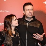 Tymon Tymański z ciężarną żoną na premierze "Polskiego gówna"!