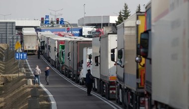 Tysiąc ciężarówek w korku na granicy z Ukrainą. Trwa protest kierowców 