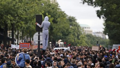 Tysiące licealistów protestowało na ulicach Paryża