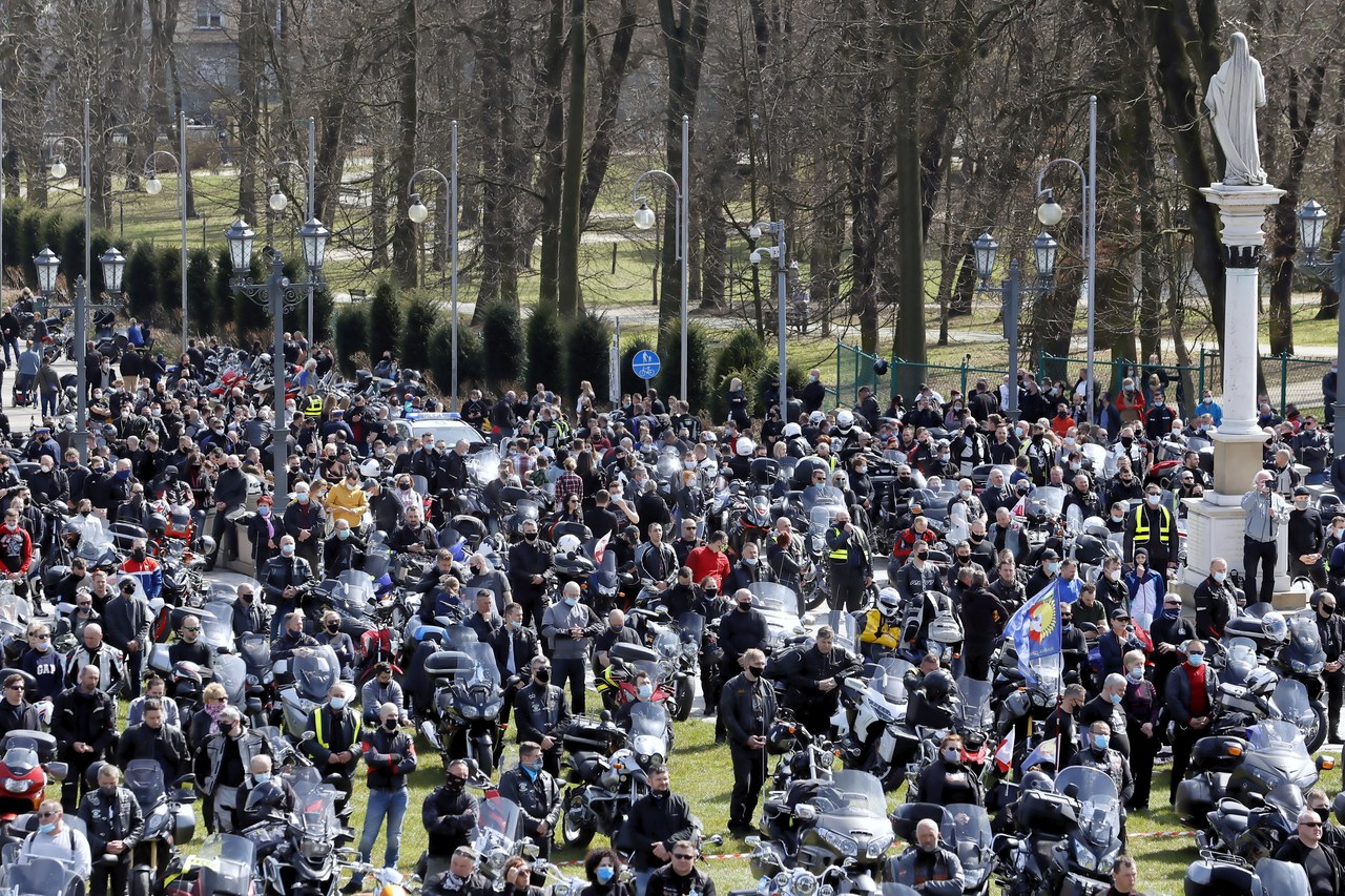 Tysiące motocyklistów na zlocie w Częstochowie. Materiały trafią do śledczych i sanepidu