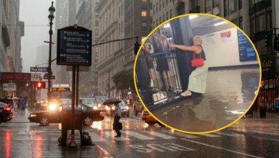 Tysiące opóźnień lotów, zalane metro, śmierć 13-latka. Potężne ulewy w Nowym Jorku