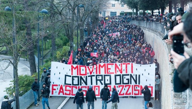 Tysiące osób wzięły udział w manifestacji /FABIO FALCION /PAP/EPA