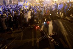 Tysiące przeciwników władz wyszły na ulice Lwowa