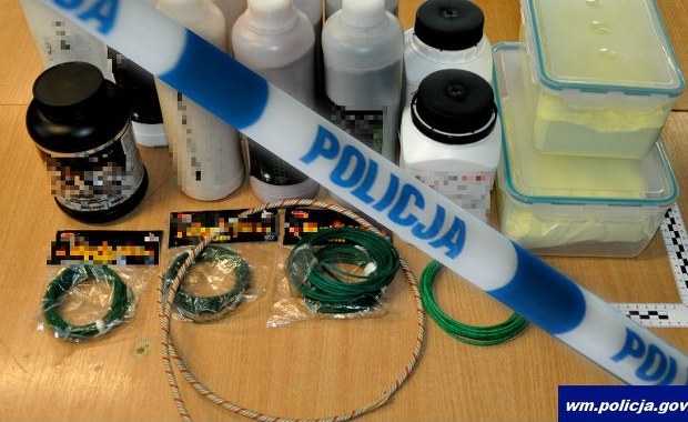 Tzw. preppers zatrzymany. Miał substancje służące do produkcji ładunków wybuchowych