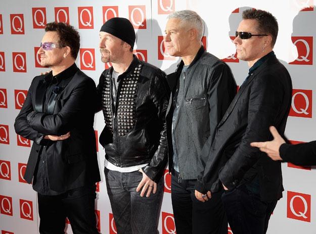 U2 na ceremonii rozdania nagród "Q": Man In Black fot. Chris Jackson /Getty Images/Flash Press Media