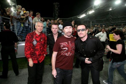 U2 (The Edge drugi z prawej) fot. Dave Hogan /East News