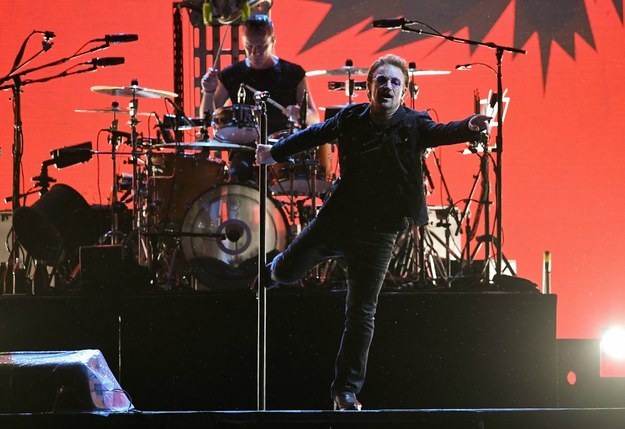 U2 wystąpił w Belinie 12 lipca / 	Britta Pedersen    /PAP/EPA