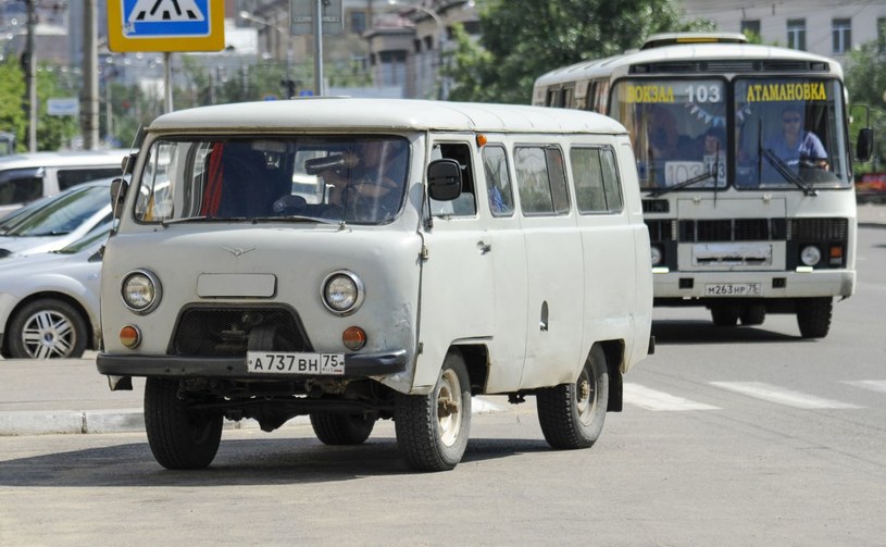 Uaz 2206 zwany potocznie "buchanką" (bochenek) /Getty Images