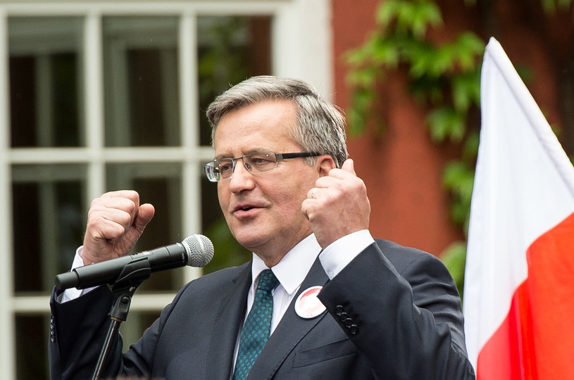 Ubiegający się o reelekcję prezydent Bronisław Komorowski /Maciej Kulczyński  (PAP)  /PAP