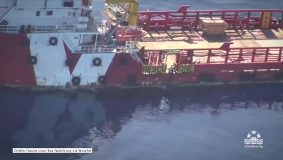 Uchodźca płynął wpław przez Morze Śródziemne