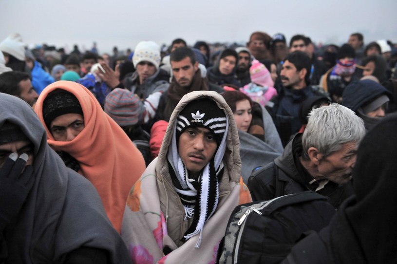 Uchodźcy na granicy grecko-macedońskiej, zdj. ilustracyjne /AFP