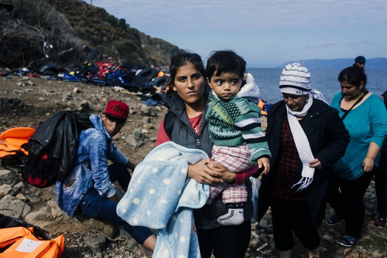 Uchodźcy na greckiej wyspie Lesbos, zdj. ilustracyjne /DIMITAR DILKOFF / AFP /AFP