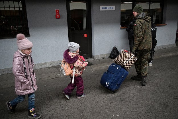 Uchodźcy w Korczowej /Darek Delmanowicz /PAP