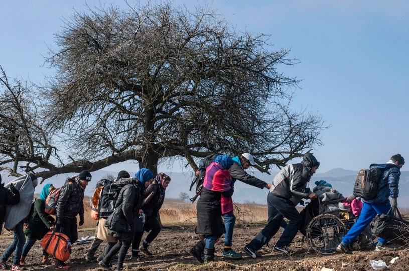 Uchodźcy w Serbii /AFP