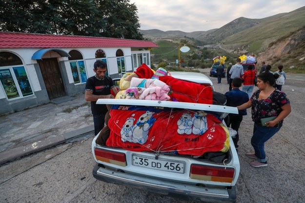 Uchodźcy z Górskiego Karabachu /ANATOLY MALTSEV  /PAP/EPA
