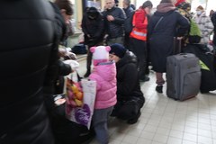 Uchodźcy z Ukrainy docierają do Przemyśla