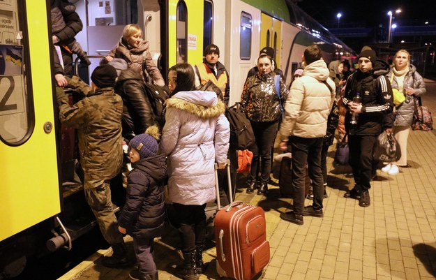 Uchodźcy z Ukrainy w Chełmie / 	Paweł Supernak   /PAP