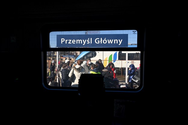 Uchodźcy z Ukrainy w Przemyślu /Darek Delmanowicz /PAP